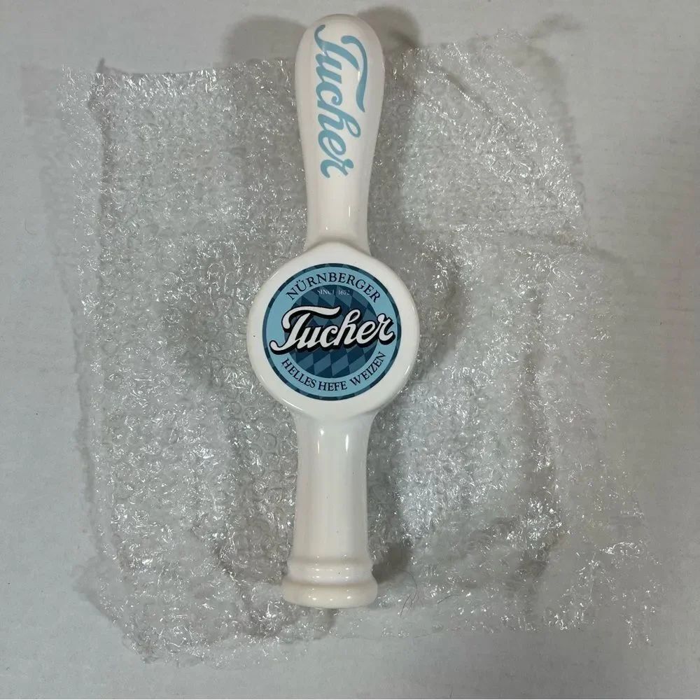 Tucher Helles Hefe Weizen beer tap handle